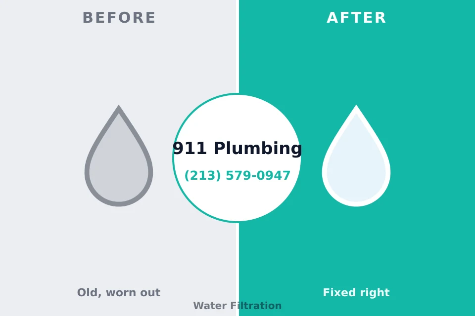 Before and after: plumbing company Algodones, NM